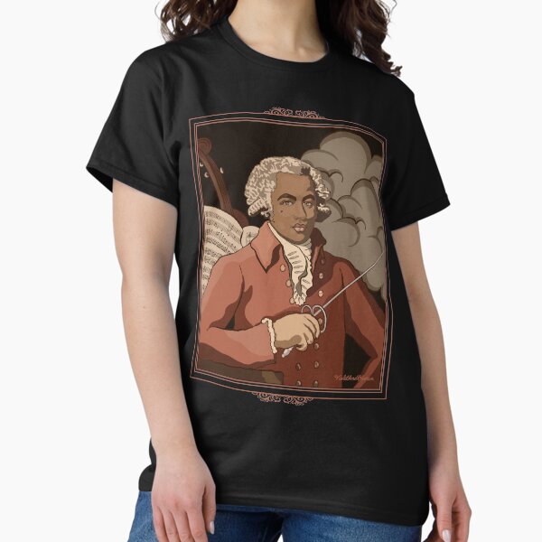 Item preview, Joseph Bologne, Chevalier de Saint-Georges classical portrait designed and sold by VioletAndOberon.