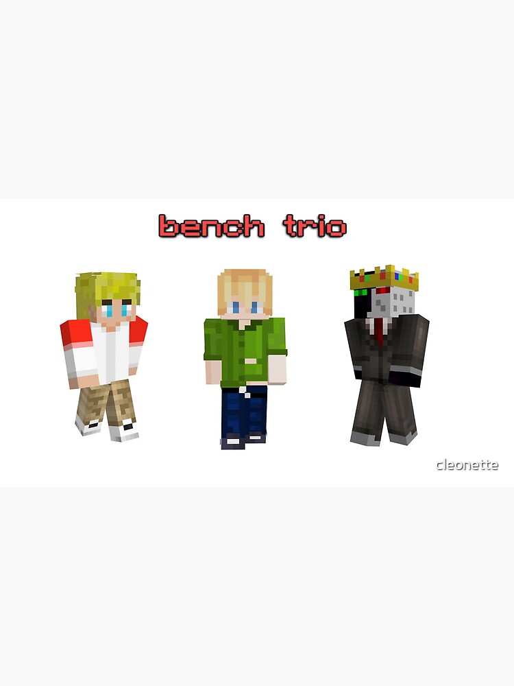 Bench Trio A4 Printable Tommyinnit Ranboo Tubbo Dreamsmp 