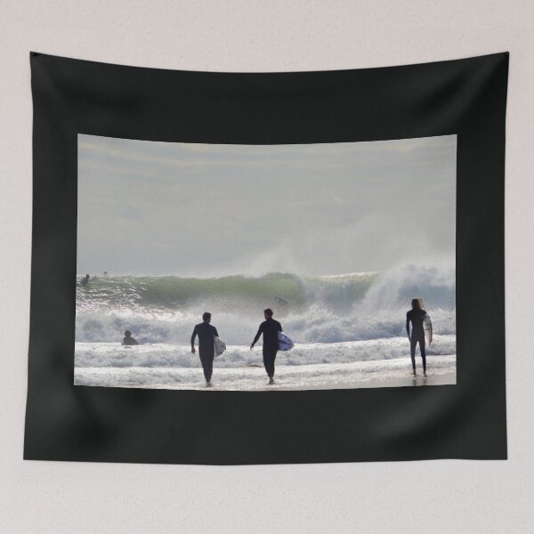 Item preview, Surfing Buddies on a big wave day designed and sold by SaltySurfgirl.
