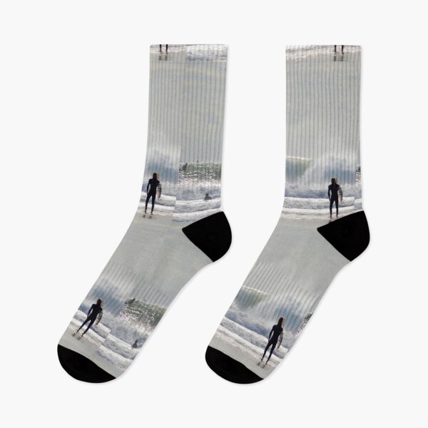 Item preview, Surfing Buddies on a big wave day designed and sold by SaltySurfgirl.