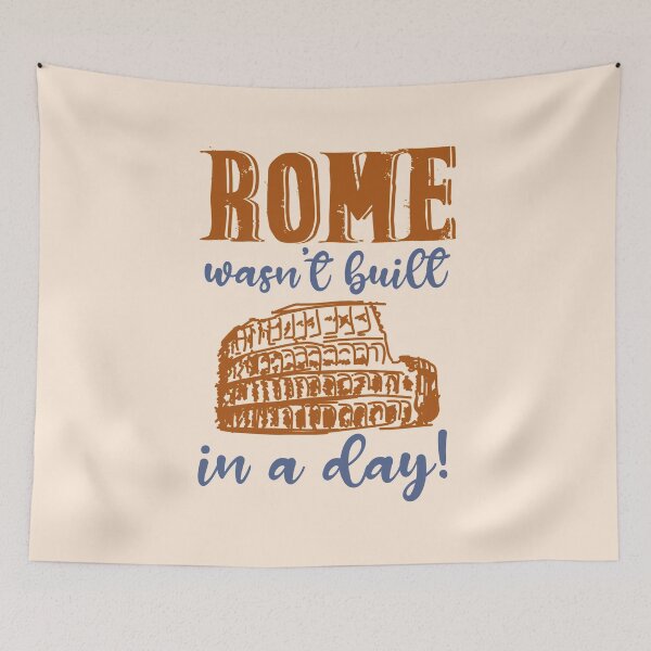 Item preview, Rome Wasn't Built In A Day (Dark) designed and sold by the-krisney-way.
