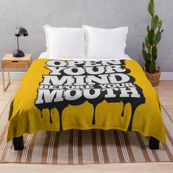 Item preview, Open Your Mind Before Your Mouth designed and sold by Nuqta.