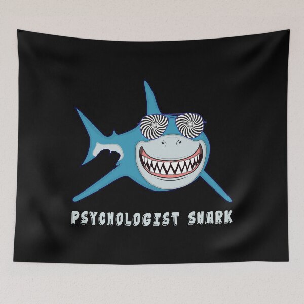 Item preview, Psychologist Shark Therapy Psycho Psychology Hypnotize Hynosis Shark Quote designed and sold by TheAplus.