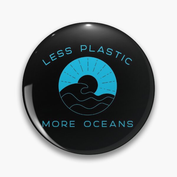 Item preview, Less Plastic, More Oceans designed and sold by Printed-Goodies.