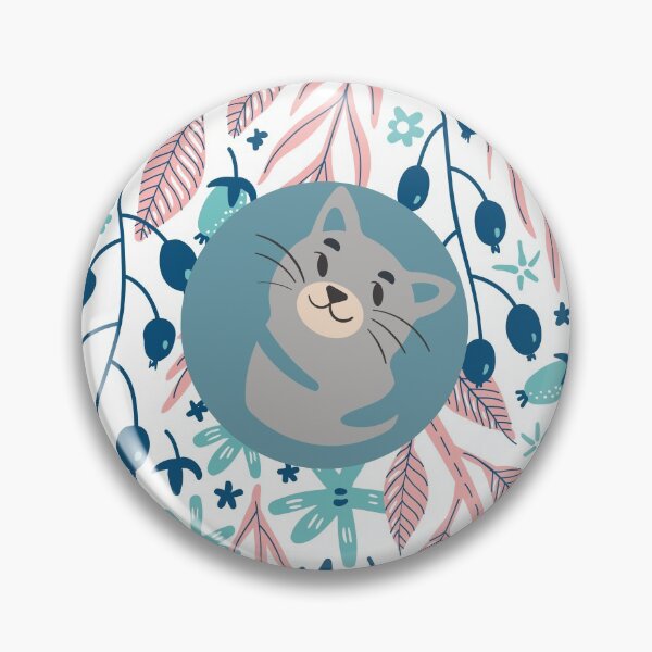 Item preview, Cat Yoga Flower Pattern designed and sold by Kokumber Creations.