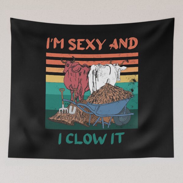 Item preview, Vintage Cattle Dung Clow Cow Manure Ranch Owner Sexy Farmer designed and sold by TheAplus.