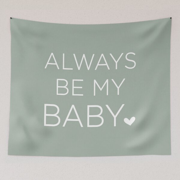 Item preview, Mariah Carey- Always Be My Baby in Light Sage (Typography) designed and sold by S-NettiThings.
