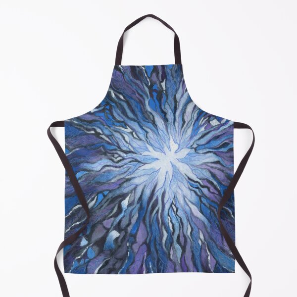 Item preview, Abstract blue and purple painting designed and sold by Marion Yeo.