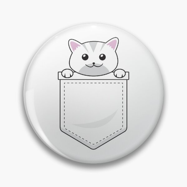 Item preview, Cute cat in pocket designed and sold by Asa-design.