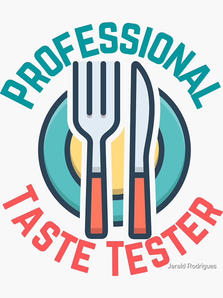 "Professional Taste Tester Cruise Holidays" Sticker for Sale by