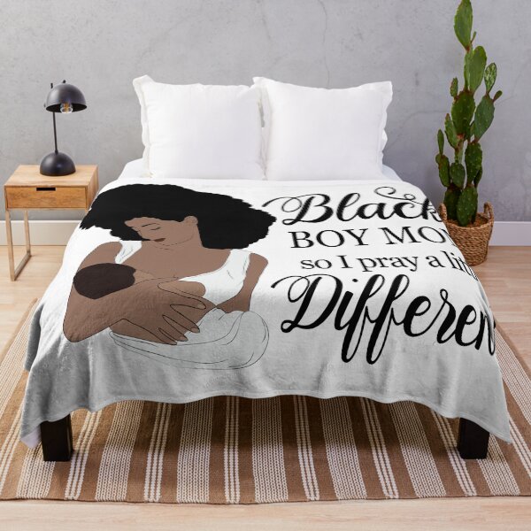 Item preview, Black Boy Mom So I Pray A Little Different - African American Mom - Black Women Are Dope designed and sold by AwakenedSoul.