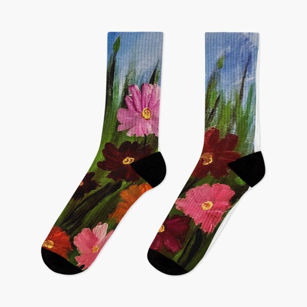 Item preview, burst of color of wildflowers designed and sold by kkartwork.