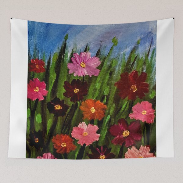 Item preview, burst of color of wildflowers designed and sold by kkartwork.