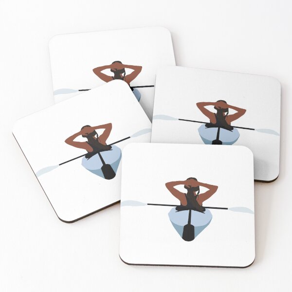 Item preview, Dark hair girl in kayak designed and sold by Aimee Milton.