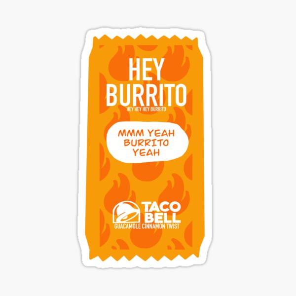 "Hey Burrito Camp Song Sticker" Sticker for Sale by saraperry90
