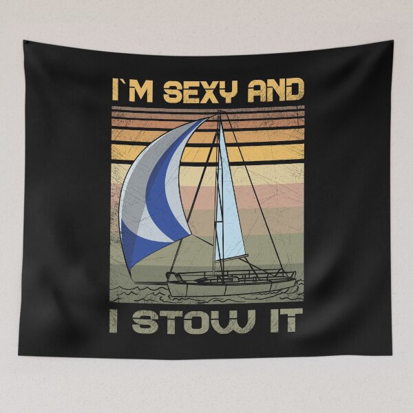 Item preview, Vintage Stow Spinnaker Sailing Boat Yacht Skipper Captain Sailor Quote designed and sold by TheAplus.