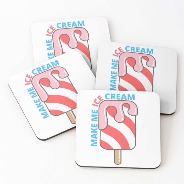 Item preview, Make Me Ice Cream | Funny Ice Cream Sticker designed and sold by EarthReliant.