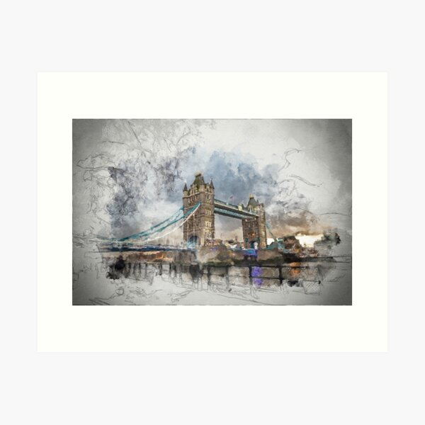 Item preview, Tower Bridge designed and sold by PixelVidArt.