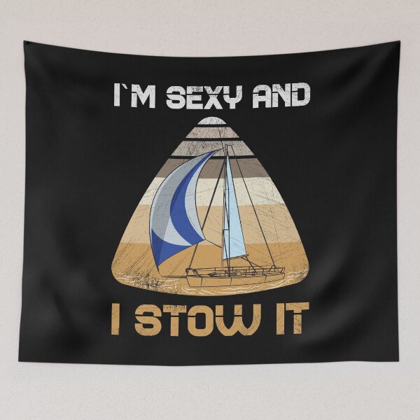 Item preview, Vintage Stow Spinnaker Sailing Boat Skipper Yacht Captain Sailor Quote designed and sold by TheAplus.