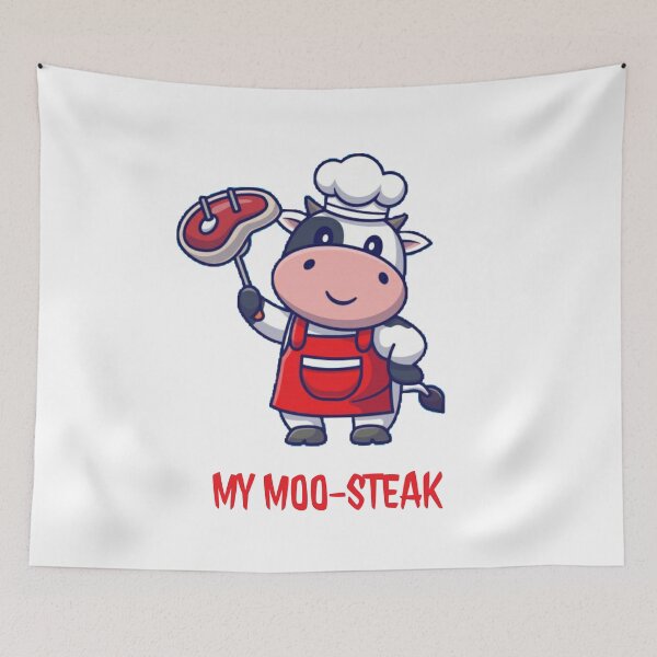Item preview, My moo-steak designed and sold by Rakos-Merch.