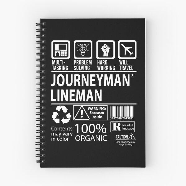 Item preview, Journeyman Lineman T Shirt - Multitasking Job Gift Item Tee designed and sold by cattontawn.