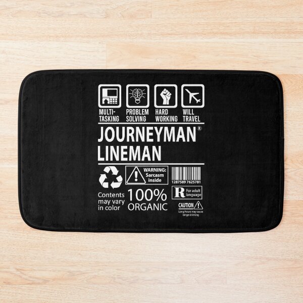 Item preview, Journeyman Lineman T Shirt - Multitasking Job Gift Item Tee designed and sold by cattontawn.