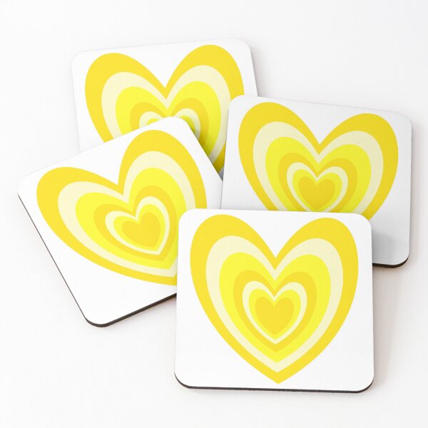 Item preview, Small Yellow Hearts designed and sold by seascallop.