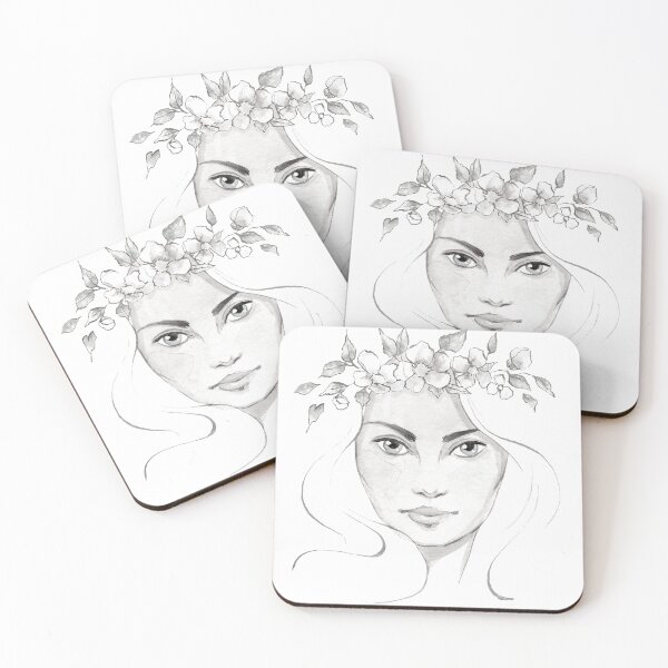 Item preview, Her Silhouette Monochrome Edition designed and sold by ForeverLawd.
