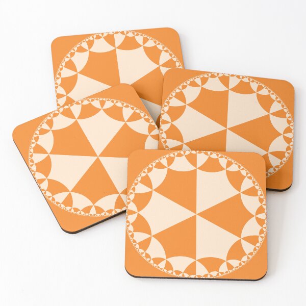 Item preview, hyperbolic square tiling orange designed and sold by egg-pdf.