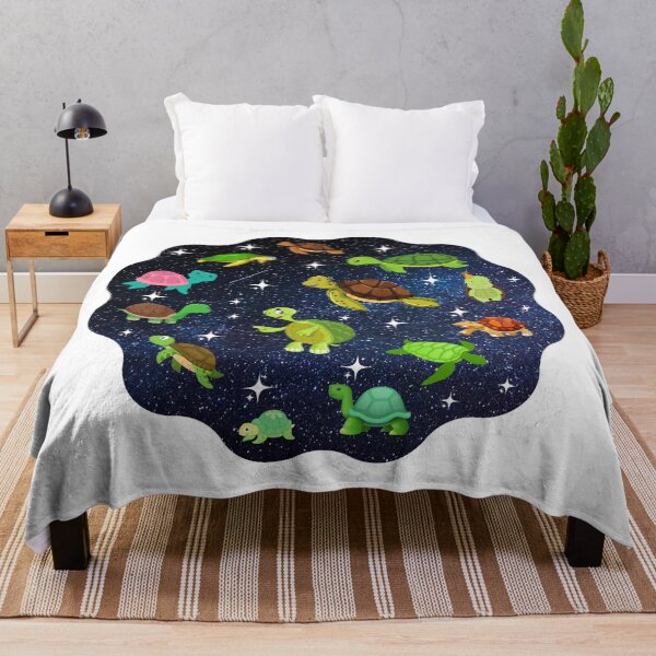 Item preview, Space Turtle, water bubble design, outerspace lover designed and sold by cutenessing.