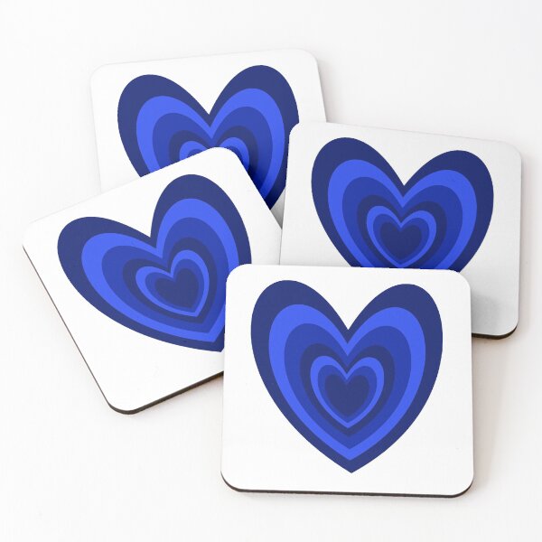Item preview, Small Dark Blue Hearts designed and sold by seascallop.