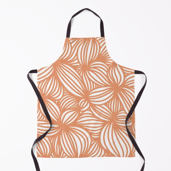 Item preview, Leaf pattern, orange designed and sold by DanseDesNuances.