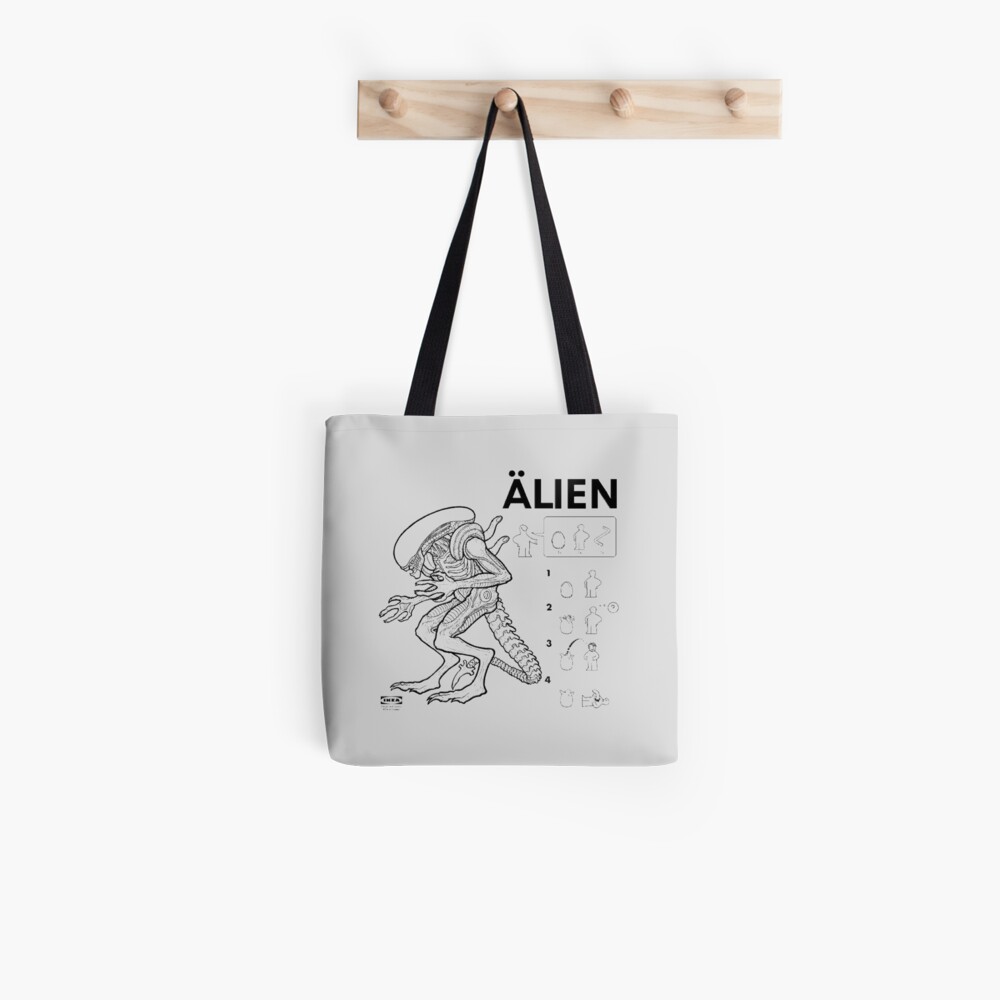 Alien Ikea Tote Bag By Gknation Redbubble