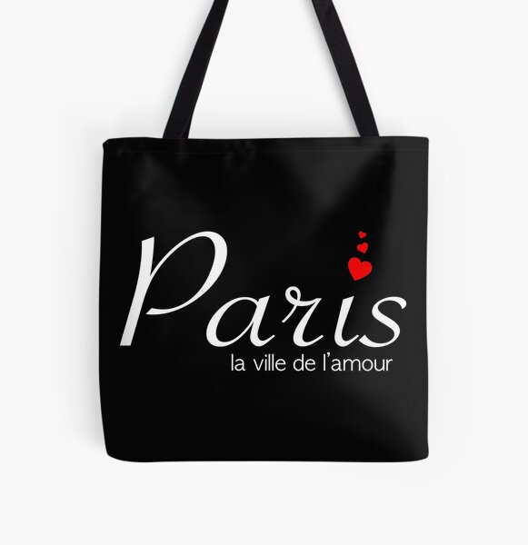 HATIART Canvas Tote Bag Words Merci Paris Amour France Bonjour French Ink  Durable Reusable Shopping Shoulder Grocery Bag