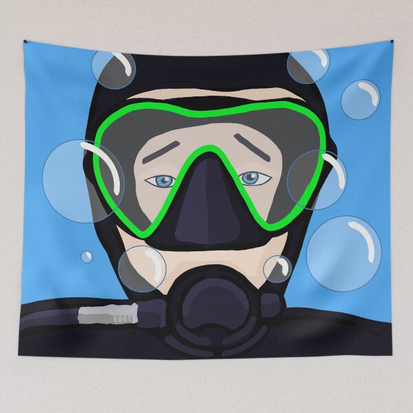 Item preview, Deep sea diver closeup designed and sold by Quick Brown Fox Canada.