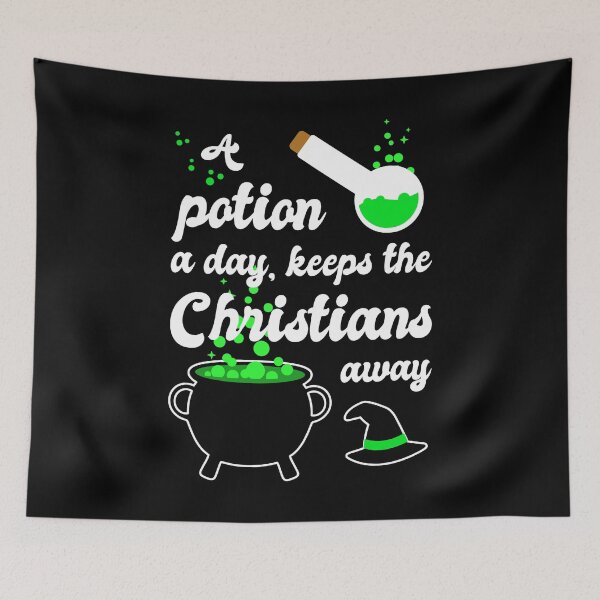 Item preview, A Potion A Day... Funny Witch's  designed and sold by Happy Puppy Print On Demand.