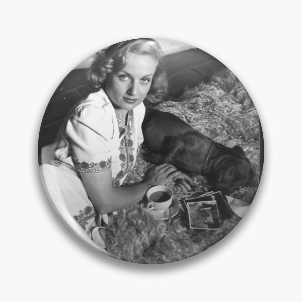Item preview, Carole Lombard & dog designed and sold by Leafyblues.