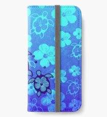 3 Hawaii Honu und Hibiskus iPhone Flip-Case/Hülle/Skin