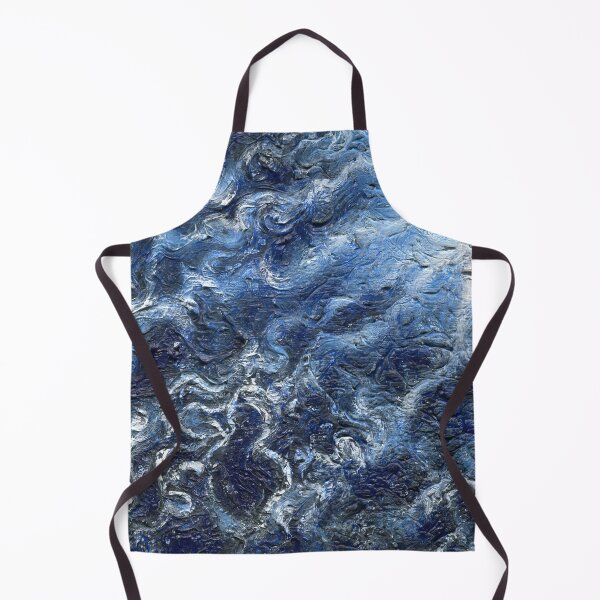 Item preview, Abstract painting in blue and black designed and sold by Marion Yeo.