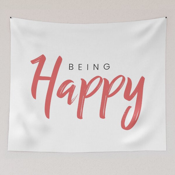 Item preview, Being Happy Quote designed and sold by Nadheesh.