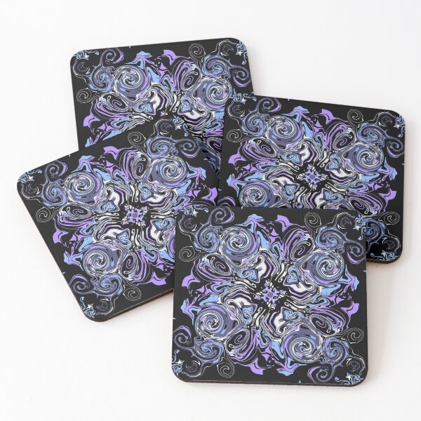 Item preview, Rain Chaos Flower - elegant abstract pattern designed and sold by CyclingArtist.