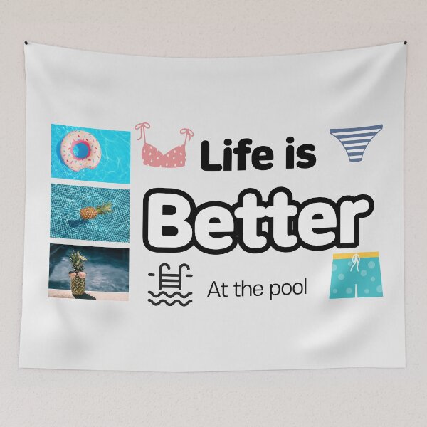 Item preview, Life is Better At the Pool designed and sold by REINVIGORATED.