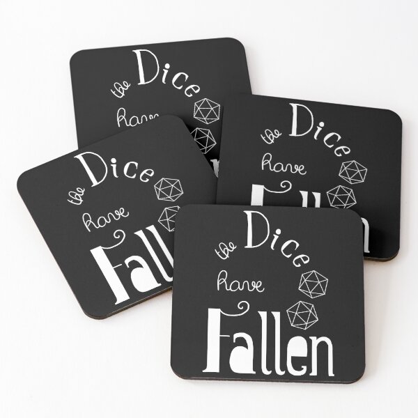 Item preview, The dice have fallen DnD lettering designed and sold by cu-b3.