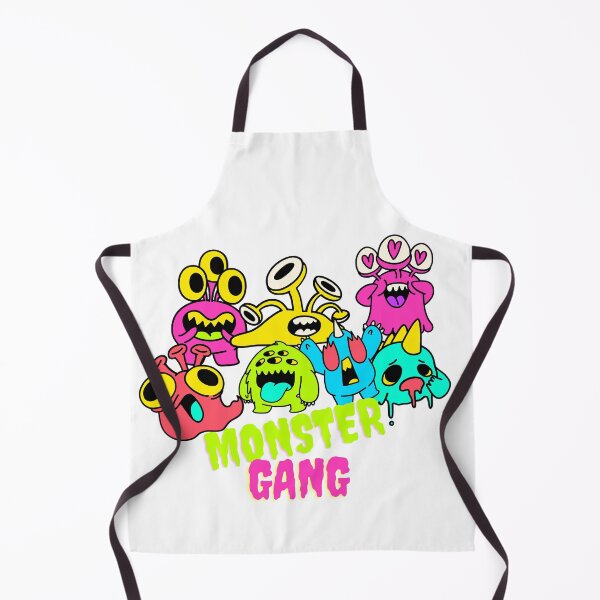 Item preview, Monster gang, colorful, cartoon pattern designed and sold by yubeauty.