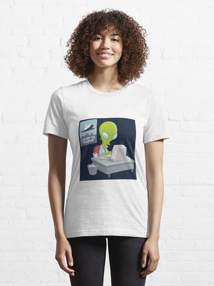 i want to believe x files shirt