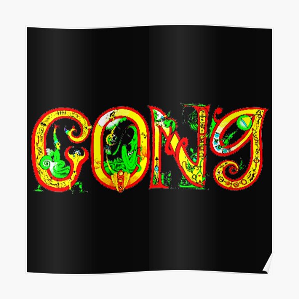 "LOGO ART GONG" Poster for Sale by MetalRockProg Redbubble