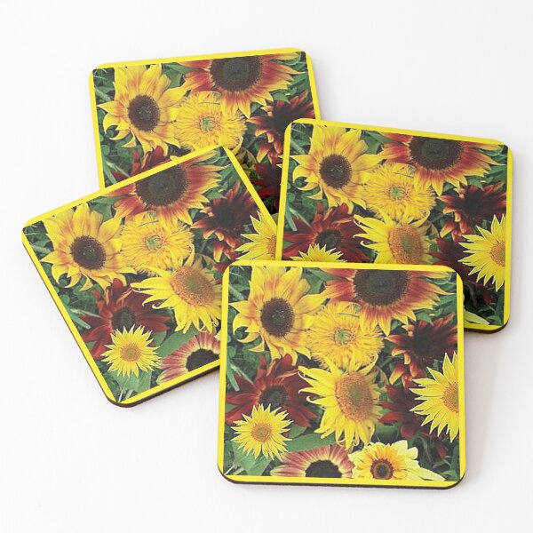 Item preview, DECORATIVE YELLOW ASSORTED SUNFLOWER GARDEN ART designed and sold by sharlesart.