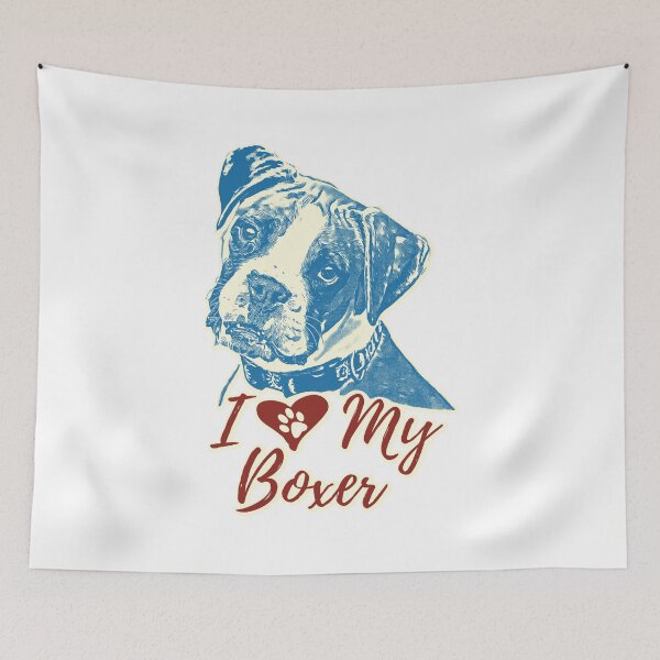Item preview, I Love my Boxer designed and sold by csoDesign.