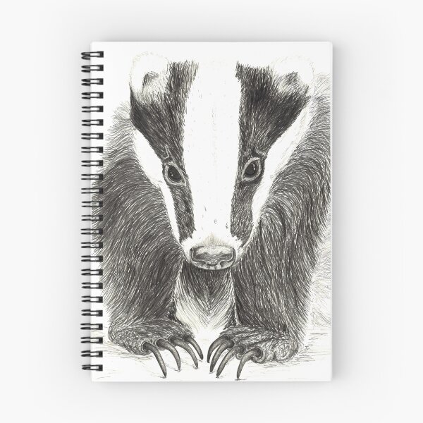 Item preview, Toby the Badger designed and sold by sarahgeefineart.