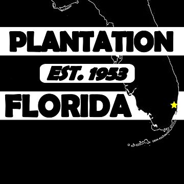 Artwork thumbnail, PLANTATION, FLORIDA EST. 1953 by Mbranco